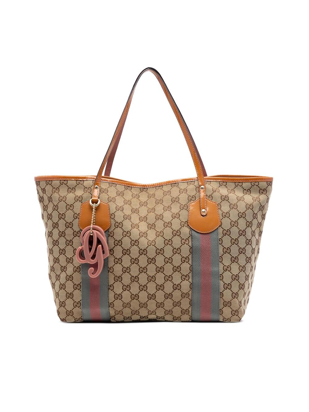 Gucci Jolie Web Tote Gg Canvas Large #340935G63B